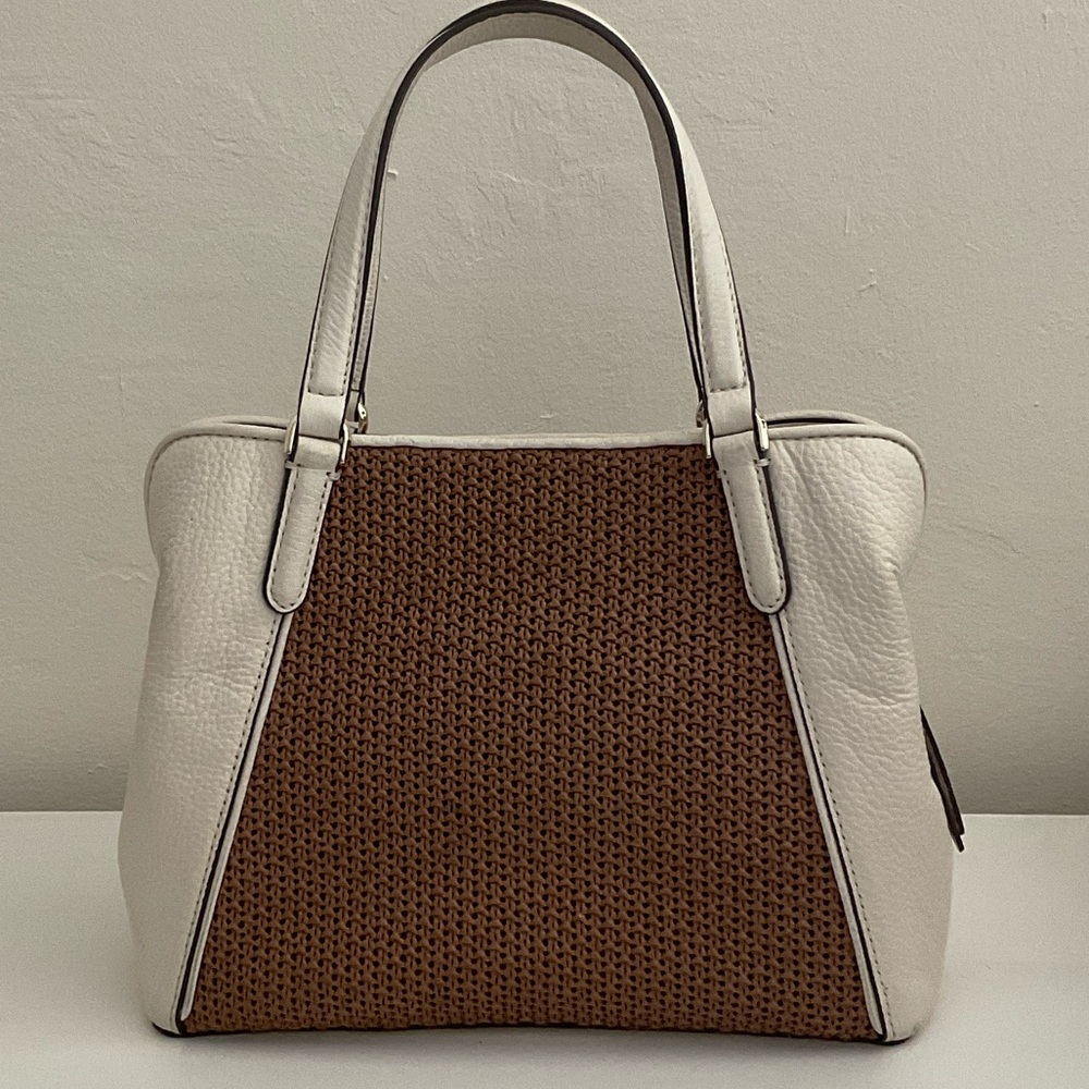Kate Spade Cream and Brown Satchel - Picture 2 of 5